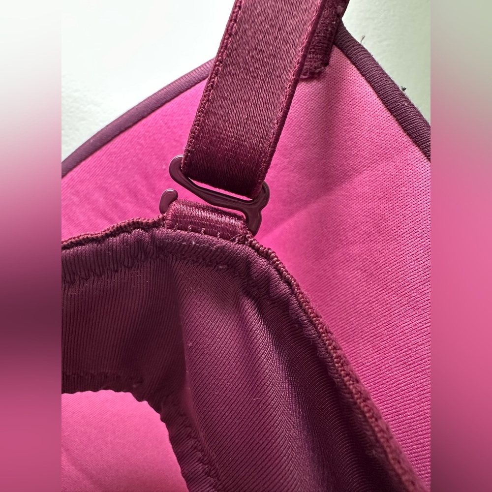 Victoria’s Secret PINK Burgundy Push-Up Bra Smooth T-Shirt Bra Cute Sexy Club 🩷 - Picture 6 of 11
